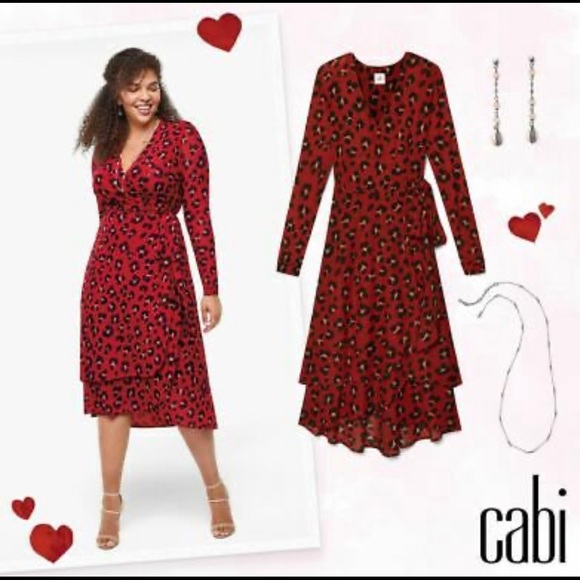 LAST ONE * NWT | CAbi 5771 Siren Wrap Dress - Picture 5 of 9